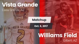 Matchup: Vista Grande vs. Williams Field  2017