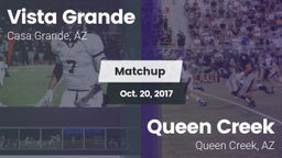 Matchup: Vista Grande vs. Queen Creek  2017