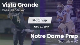 Matchup: Vista Grande vs. Notre Dame Prep  2017