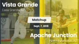 Matchup: Vista Grande vs. Apache Junction  2018