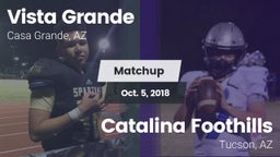 Matchup: Vista Grande vs. Catalina Foothills  2018