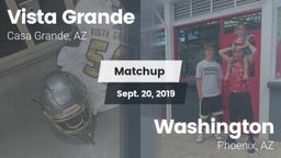 Matchup: Vista Grande vs. Washington  2019