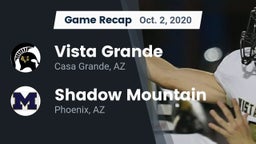 Recap: Vista Grande  vs. Shadow Mountain  2020