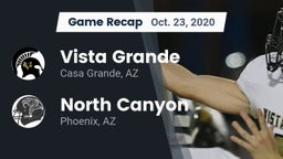 Recap: Vista Grande  vs. North Canyon  2020