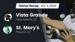 Recap: Vista Grande  vs. St. Mary's  2020