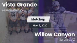 Matchup: Vista Grande vs. Willow Canyon  2020