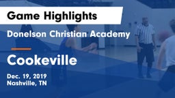 Donelson Christian Academy  vs Cookeville  Game Highlights - Dec. 19, 2019