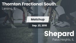 Matchup: Thornton Fractional vs. Shepard  2016