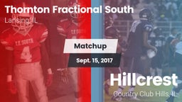 Matchup: Thornton Fractional vs. Hillcrest  2017