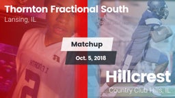 Matchup: Thornton Fractional vs. Hillcrest  2018