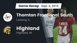 Recap: Thornton Fractional South  vs. Highland  2019