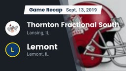 Recap: Thornton Fractional South  vs. Lemont  2019