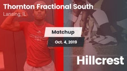 Matchup: Thornton Fractional vs. Hillcrest 2019