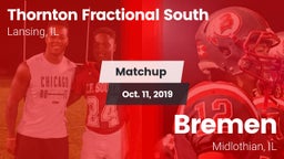 Matchup: Thornton Fractional vs. Bremen  2019