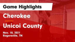 Cherokee  vs Unicoi County  Game Highlights - Nov. 18, 2021