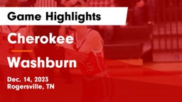 Cherokee  vs Washburn  Game Highlights - Dec. 14, 2023