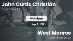Matchup: John Curtis vs. West Monroe  2016