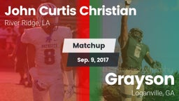 Matchup: John Curtis vs. Grayson  2017