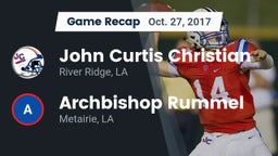 Recap: John Curtis Christian  vs. Archbishop Rummel  2017