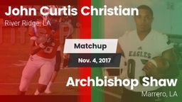 Matchup: John Curtis vs. Archbishop Shaw  2017