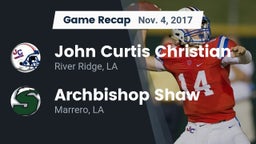 Recap: John Curtis Christian  vs. Archbishop Shaw  2017