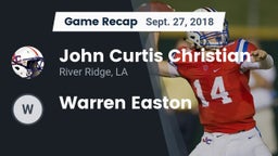 Recap: John Curtis Christian  vs. Warren Easton 2018