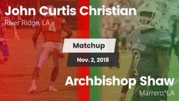 Matchup: John Curtis vs. Archbishop Shaw  2018