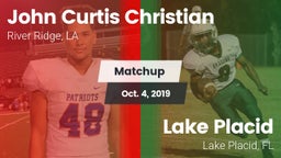Matchup: John Curtis vs. Lake Placid  2019