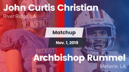 Matchup: John Curtis vs. Archbishop Rummel  2019