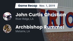 Recap: John Curtis Christian  vs. Archbishop Rummel  2019