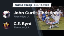 Recap: John Curtis Christian  vs. C.E. Byrd  2020