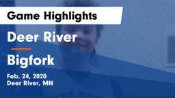 Deer River  vs Bigfork  Game Highlights - Feb. 24, 2020