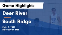 Deer River  vs South Ridge Game Highlights - Feb. 3, 2022
