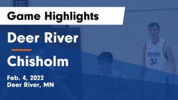 Deer River  vs Chisholm  Game Highlights - Feb. 4, 2022