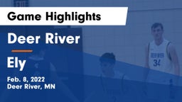 Deer River  vs Ely  Game Highlights - Feb. 8, 2022