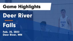 Deer River  vs Falls  Game Highlights - Feb. 25, 2022