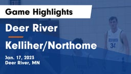 Deer River  vs Kelliher/Northome  Game Highlights - Jan. 17, 2023