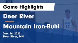 Deer River  vs Mountain Iron-Buhl  Game Highlights - Jan. 26, 2023