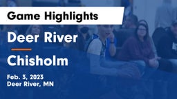 Deer River  vs Chisholm  Game Highlights - Feb. 3, 2023