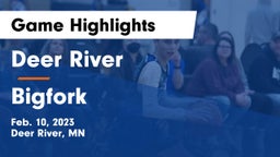 Deer River  vs Bigfork  Game Highlights - Feb. 10, 2023