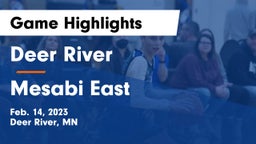 Deer River  vs Mesabi East Game Highlights - Feb. 14, 2023