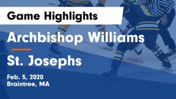 Archbishop Williams  vs St. Josephs Game Highlights - Feb. 5, 2020