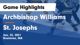 Archbishop Williams  vs St. Josephs Game Highlights - Jan. 23, 2021
