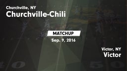 Matchup: Churchville-Chili vs. Victor  2016