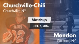 Matchup: Churchville-Chili vs. Mendon  2016
