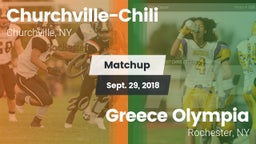 Matchup: Churchville-Chili vs. Greece Olympia  2018