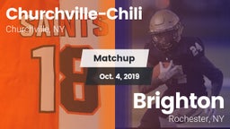Matchup: Churchville-Chili vs. Brighton  2019