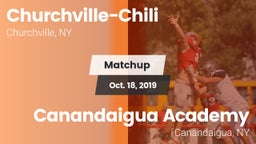 Matchup: Churchville-Chili vs. Canandaigua Academy  2019