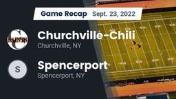 Recap: Churchville-Chili  vs. Spencerport  2022