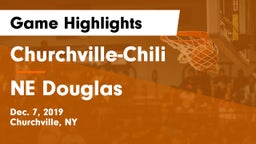 Churchville-Chili  vs NE Douglas Game Highlights - Dec. 7, 2019